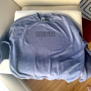 Taylor Swift Eras Tour Blue Crewneck MEDIUM